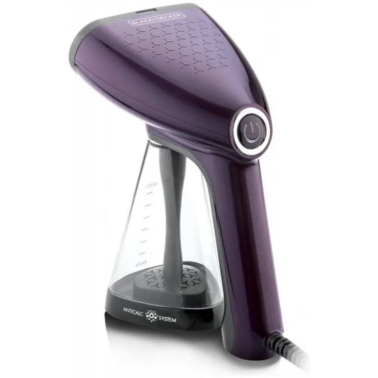 Black+Decker Handheld Garment Steamer, 1500 Watt, 260ml, Purple - HST1500 Black+Decker Handheld Garment Steamer, 1500 Watt, 260ml, Purple - HST1500